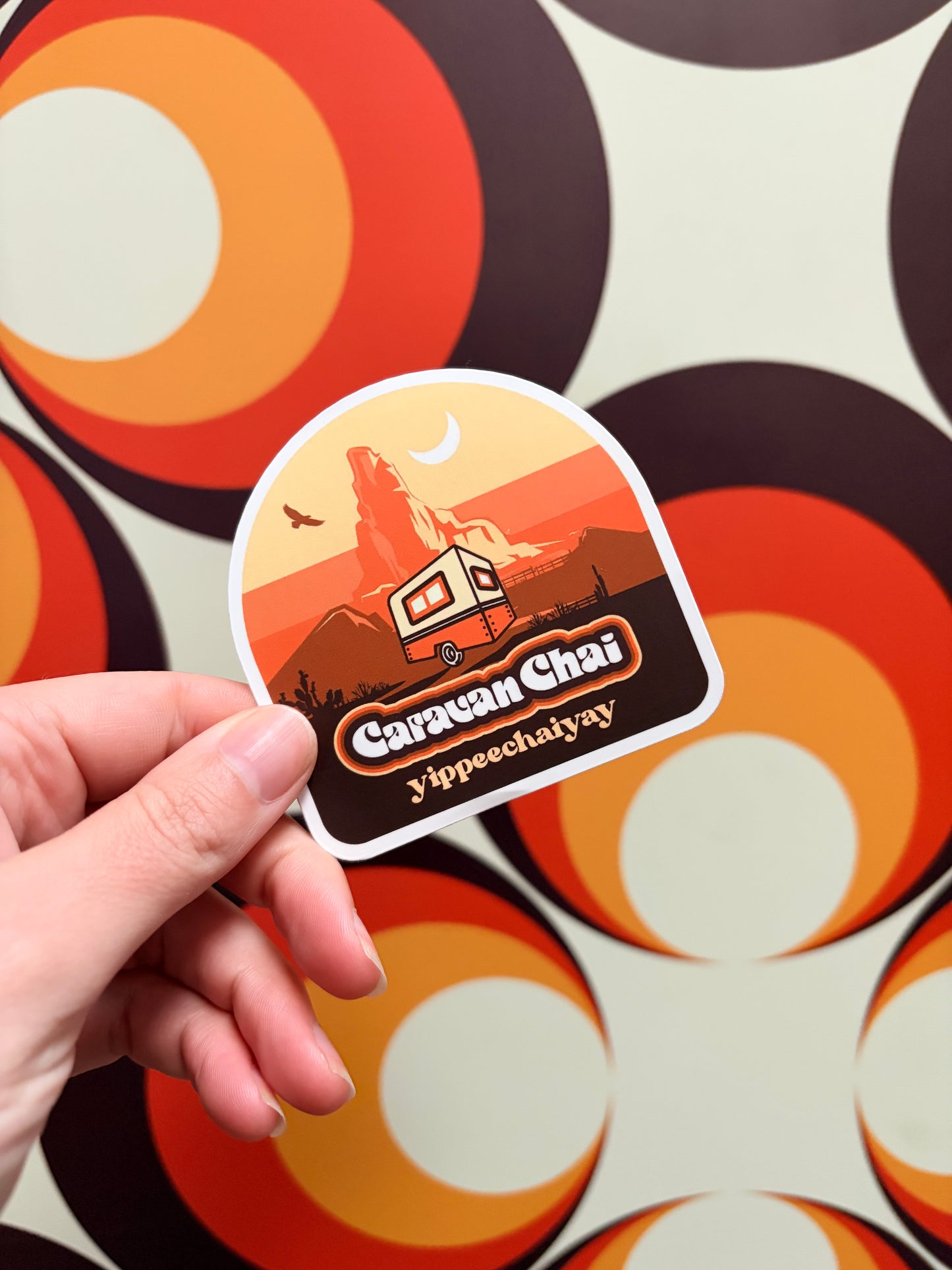 Yippeechaiyay Sticker (8cm)